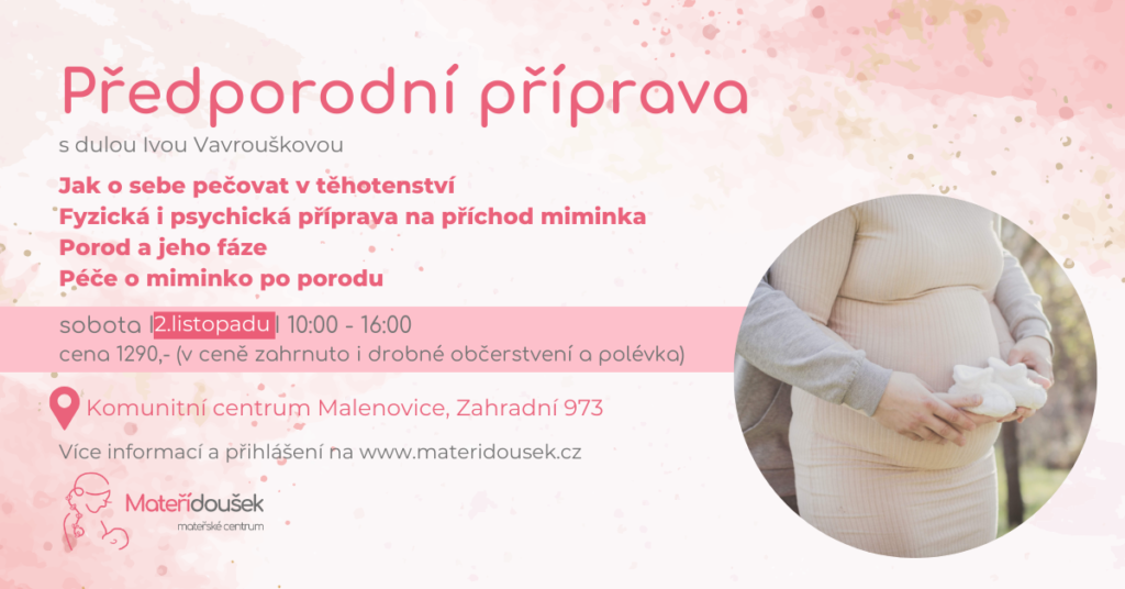 mateřídoušek Kopie navrhu Predporodni priprava Reklama na Facebooku